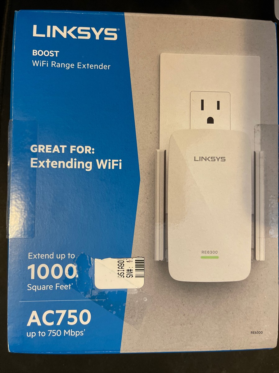 Linksys RE6300 WiFi Range Extender 745883700479 - Main Image