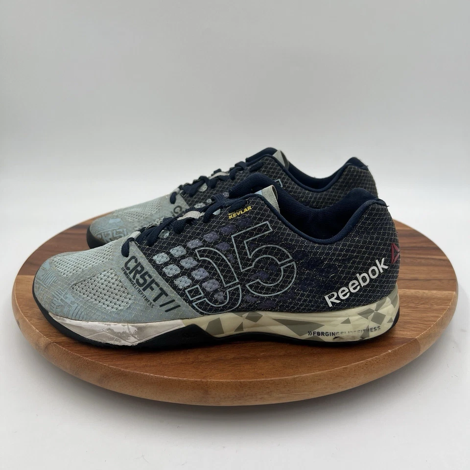 Sz 8.5 Reebok CrossFit Nano 5 Blue Kevlar Womens Training Sneakers Shoes V72418 - Image 3 of 4