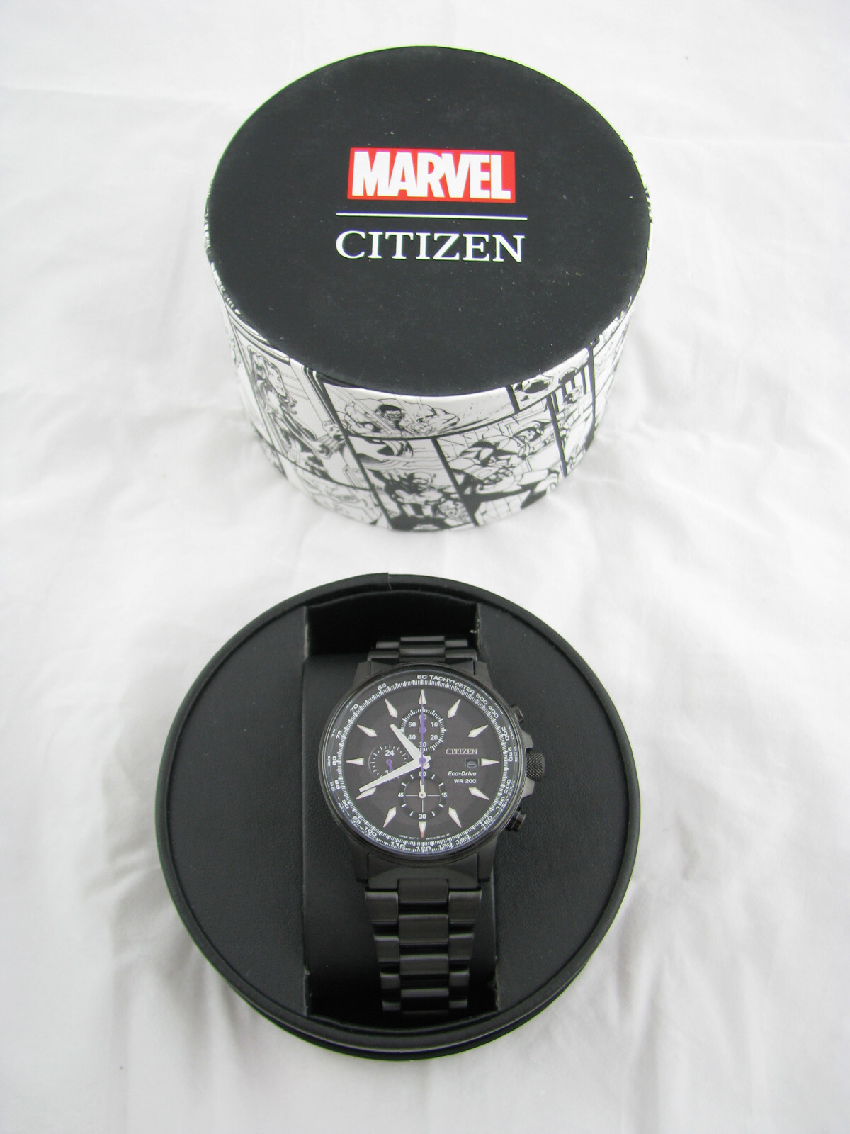 Citizen CA029752W Black Panther Men's Chronograph Black Stainless