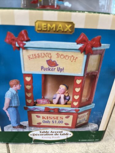 Lemax Village Carnival/Circus Collection Kissing Booth Retired - Picture 5 of 9