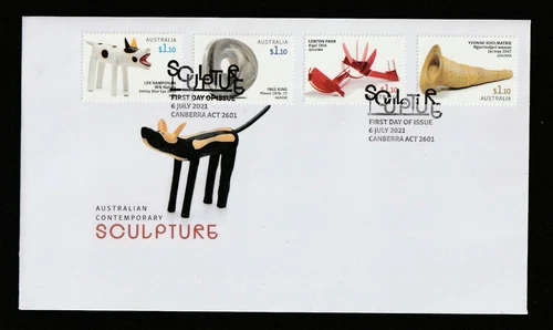 Australia 2021: Contemporary Sculpture - First Day Cover . Fine Used