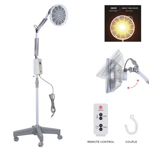 TDP 250W Heat Mineral Light FloorStand Electronic Pain Relif Therapy Lamp CC-015 - Picture 1 of 24