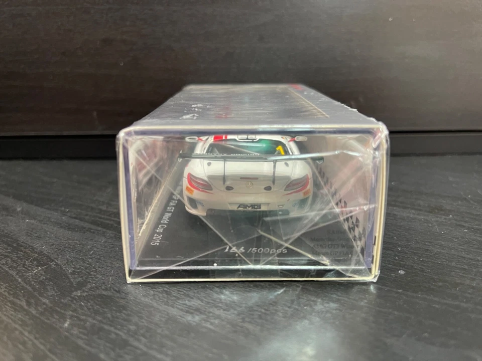 1/43 MERCEDES BENZ SLS SMG GT3 WINNER MACAU FIA GT 2015 ENGEL SPARK SA086 - Immagine 3 di 4