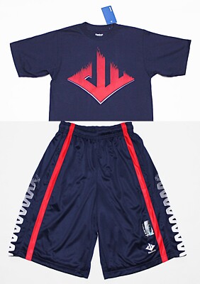 Vintage NWT REEBOK Men's John Wall Rookie Season Matching Set Shorts + Tee Small