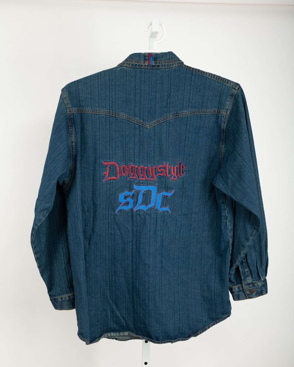 Snoop Dogg Jeans SDC Jacket Mens Large Blue Denim DoggStyle Snoop Dogg Jeans SDC Jacket Mens Large Blue Denim DoggStyle