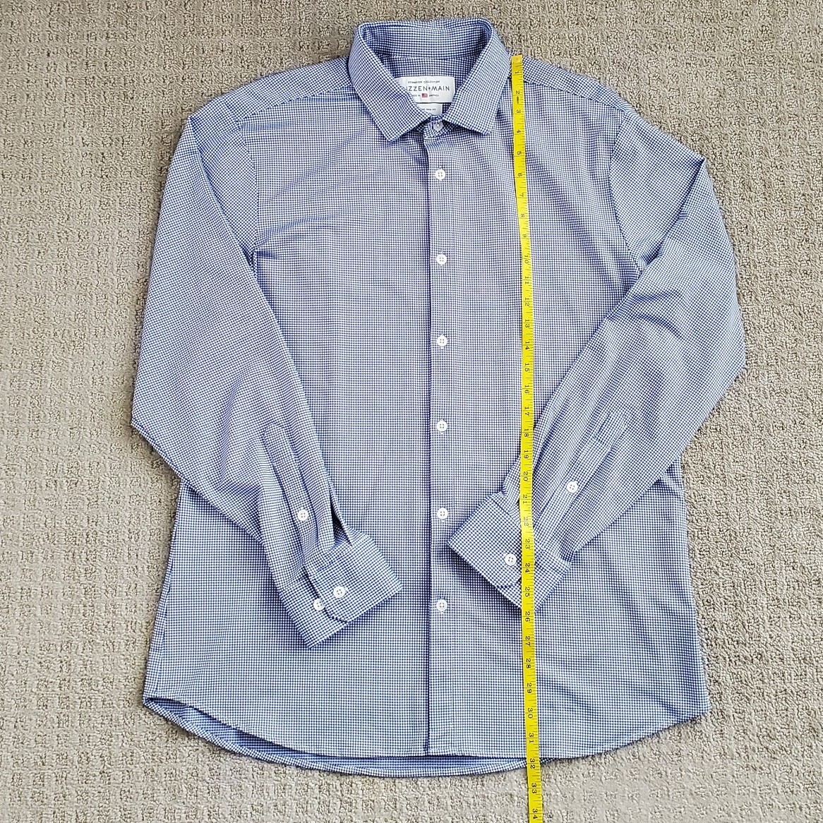 Mizzen + Main Spinnaker Collection (Mens 2XL) Trim Fit Blue White