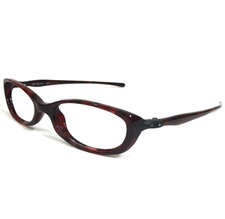 Vintage Oakley Eyeglasses Frames Soft Top 4.0 Red Tortoise Matte Gray 49-17-134