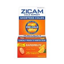 ZICAM Cold Remedy Rapidmelts Citrus Flavor 25 Tablets..