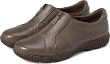 Women's Clarks Magnolia Zip Dark Taupe Leather Many Sizes New In Box Save Big