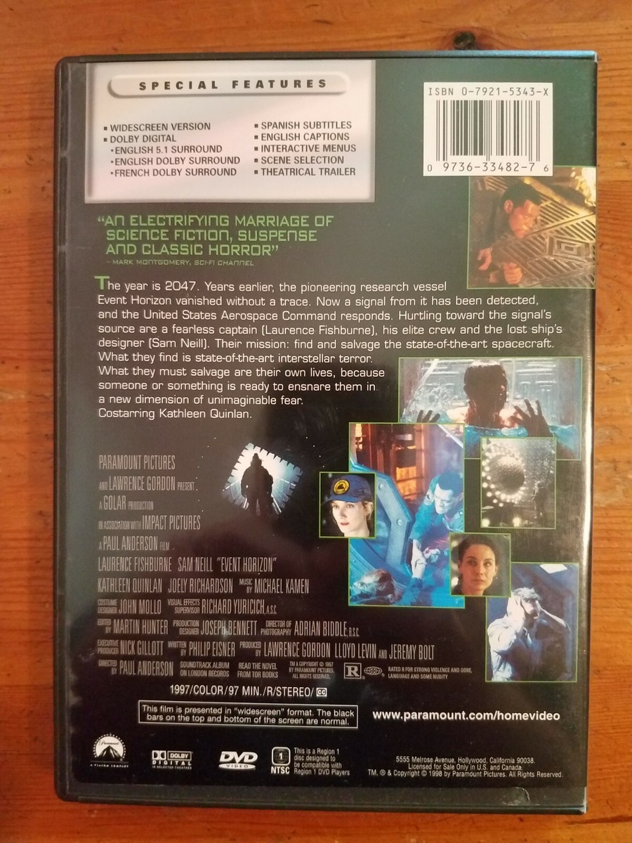 (未使用･未開封品)Roaring Across the Horizon / Rhapsody of Spring [DVD] Amazon.com: Event Horizon (2 Disc Special Edition) [DVD