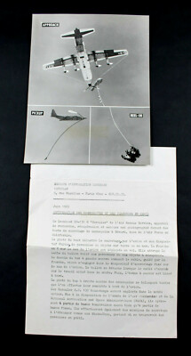 LOCKHEED HERCULES HC-130 COSMONAUT RECOVERY AIRPLANE PHOTO + DESCRIPTION 24x18cm (367