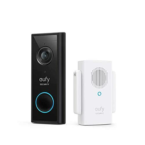Security, Video Doorbell Wireless 2K (Battery-Powered) with Chime, 2K HD,