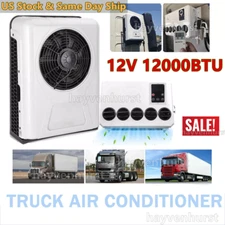 12V Truck Cab Air Conditioner Split AC Fits Semi Trucks Bus RV Caravan 12000 BTU