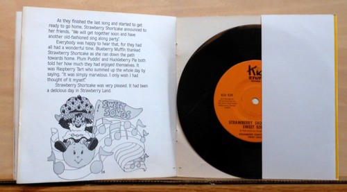 Kid Stuff Book & Record #929 - Strawberry Shortcake - 1980 book w/33 RPM record - Imagen 2 de 2