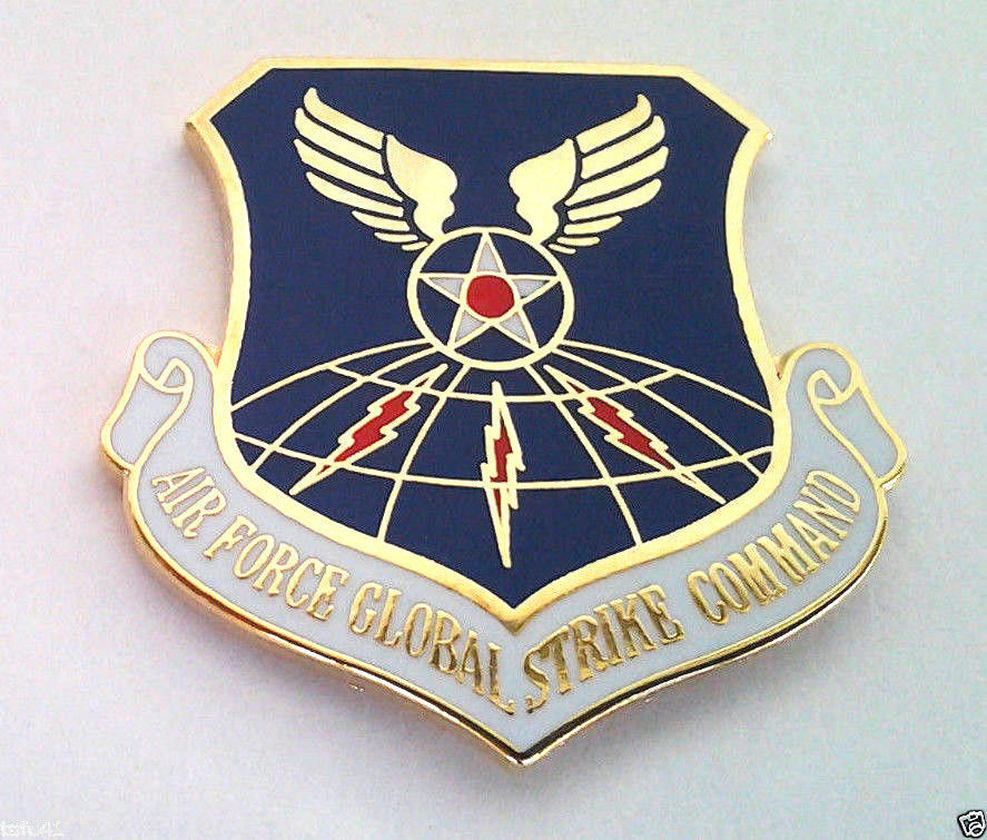 AIR FORCE GLOBAL STRIKE COMMAND (1-1/8") US AIR FORCE Military Hat Pin 14644 HO