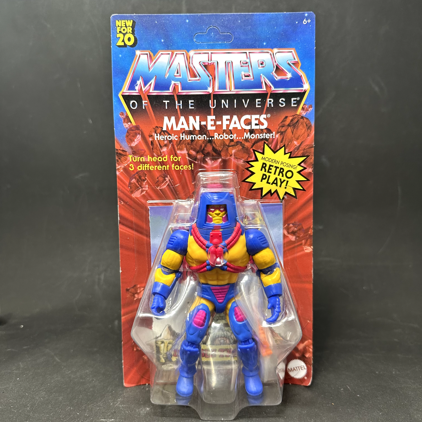 Masters of the Universe MOTU Origins Retro Man-E-Faces Figure 2024 - Sealed
