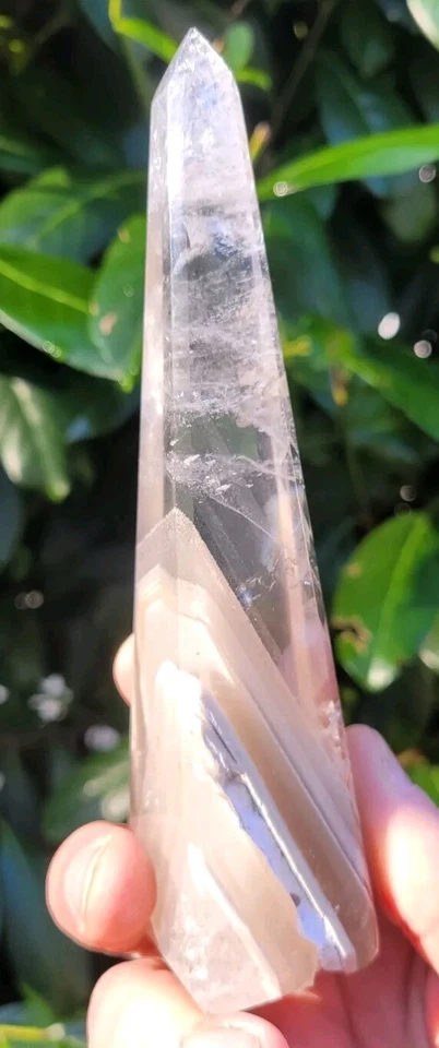 Bergkristall, Bergkristall Obelisk AA Spezial Qualität, Teil-poliert / 287g - Bild 3 von 4