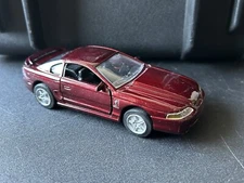SPEEDY POWER 1998 Ford Mustang COBRA Die-cast 1:32 MAROON DIE-CAST MODEL