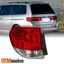 For 2008-2010 Honda Odyssey Outer Tail Lights Rear Lamp Red Driver Left Side