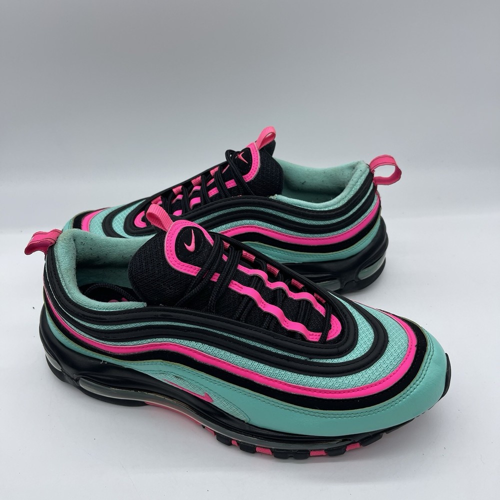 Nike Air Max 97 Mens Sneakers Size 9.5 Hyper Turquoise South Beach CU4877-300