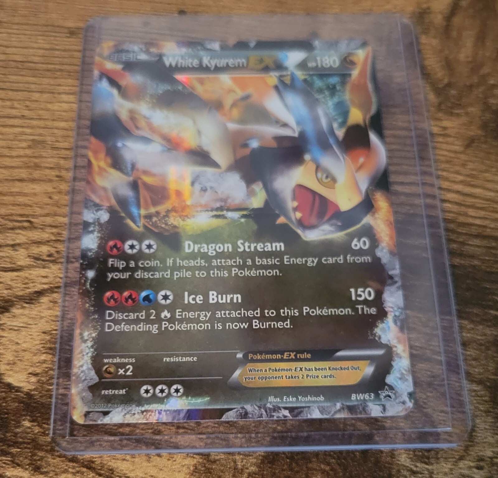 White Kyurem EX Black Star Promo - BW63 - Black and White