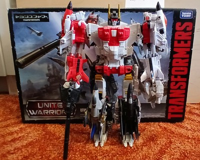 Transformers Unite Warriors Aerialbots Superion, Combiner Wars, komplett in Box