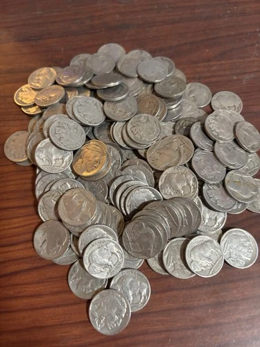 LOT of 173x assorted Buffalo Nickels Culls etc. Mix
