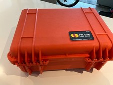 Pelican 1500 Watertight Hard Case without Foam Insert - Orange
