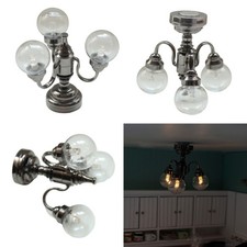 Miniature Mini Ceiling Light Model Doll Houses Accessory Realistic 1:12 Scale