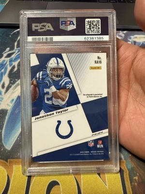 2020 Panini Mosaic - Rookie Autographs Mosaic Jonathan Taylor
