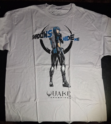 LC Gaming Quake Champions Nyx Shadows Hide Me T-Shirt ID Bethesda CHOOSE SIZE