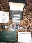 Seiko vintage mens kinetic sports 200 metal strap watch spares or repair