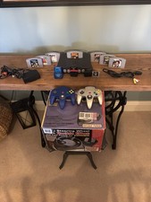 Nintendo 64 N64 Console Bundle 7 Games 2 Controllers Expansion Pak Wheel Boxed