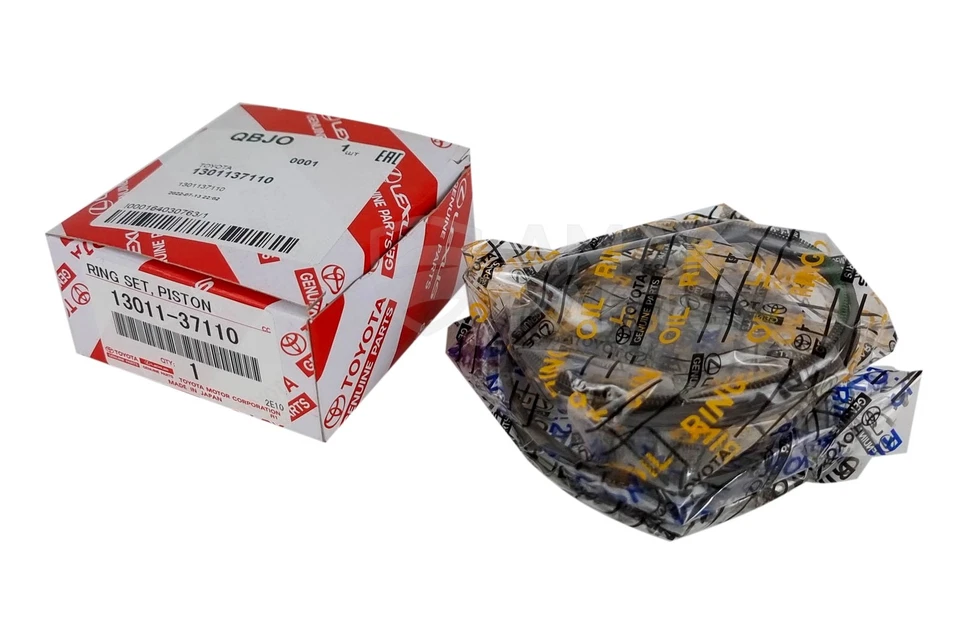 Juego de anillos de pistón originales OEM para Toyota Prius Auris Lexus CT200h 1301137110 Foto 3 de 3