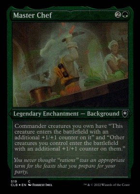 Master Chef (Foil Etched) Foil C Commander Legends: Battle for Baldur's Gate 519