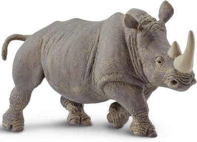 #ad White Rhino Figurine Detailed 12.5quot; Plastic Model Figure Fun Educational Toy $26.86