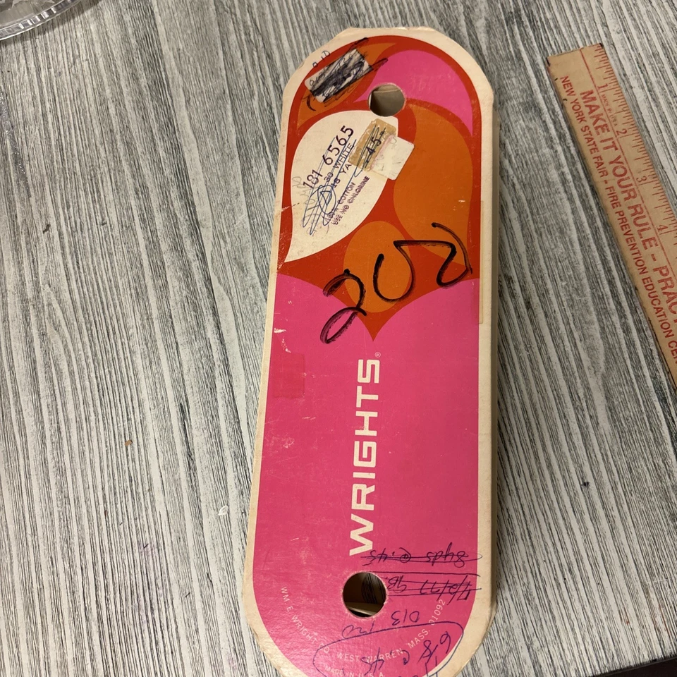 "De colección Años 70 Wrights 1/2"" Blanco 100% Algodón Crochet Ribete Hecho en EE. UU. 6 yardas en carrete" Foto 3 de 4