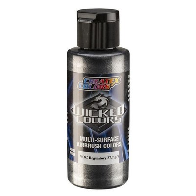 (155,25 /1l) Wicked W359 - Metallic Charcoal 120ml - Airbrush Farbe - CREATEX 12