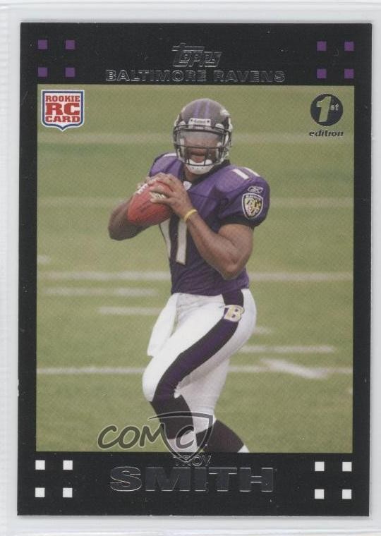 2007 Topps 1st Edition Troy Smith #289 Rookie RC 0a7
