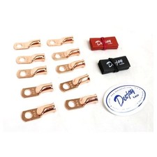 Deejay LED DJL 10 Pack 4 GA Blue and White Tube