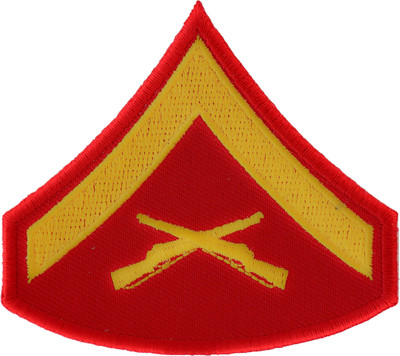 Lance Corporal Patch- 3x2.7 inch - P5812