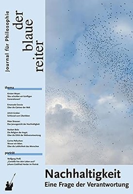 Der Blaue Reiter. Journal Fur Philosophie / Nachhaltigkeit  (UK IMPORT) Book NEW
