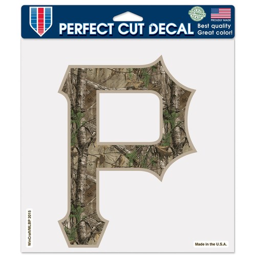 WinCraft Pittsburgh Pirates Realtree 8" x 8" Farbaufkleber