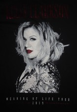 Chemise American Idol KELLY CLARKSON 2019 tournée de concerts Meaning of Life (LG fille)