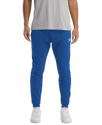 Reebok Joggers Boundless Blue Size 2XL Soft Fleece Drawstring Mens Pockets