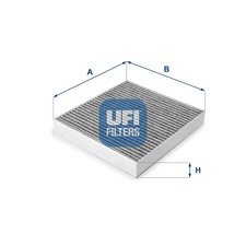 UFI Innenraumfilter 54.150.00 Aktivkohlefilter für ALFA FERRARI BRERA 159 SPIDER