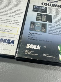 Sega Master System Game Bundle Lot 3 CIB Columns Time Soldiers Alien Syndrome