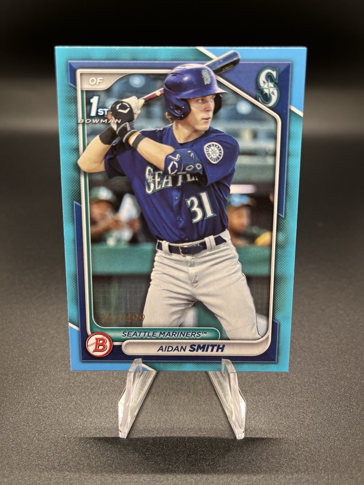 2024 Bowman #BP-45 Aidan Smith Seattle Mariners Sky Blue 142/499