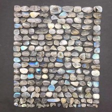 Pietra ghiaia chiaro di luna grigia naturale quarzo cristallo chip guarigione decorazione 180 pezzi