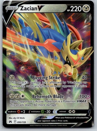 Zacian V 095/159 Crown Zenith NM